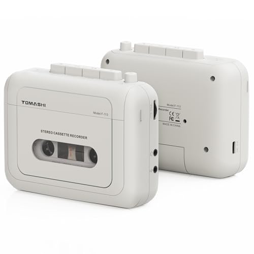 Amazon.co.jp: TOMASHI カセットプレーヤー ポータブルステレオ再生